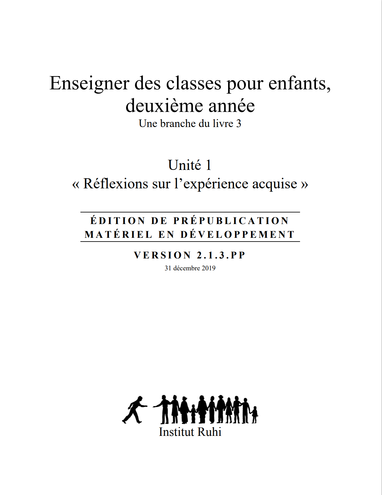 Enseigner des classes pour enfants, deuxième année