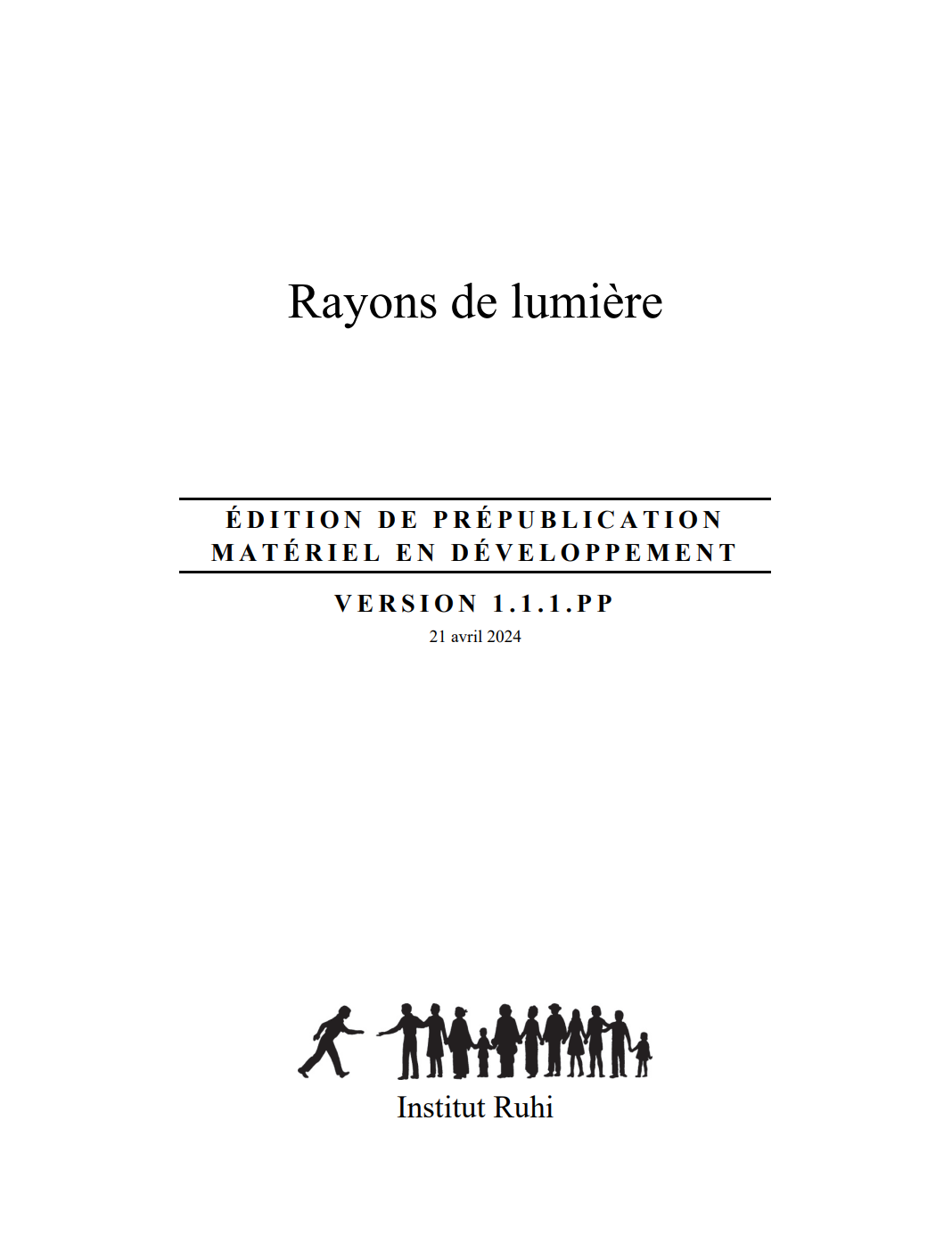 Rayons de lumière